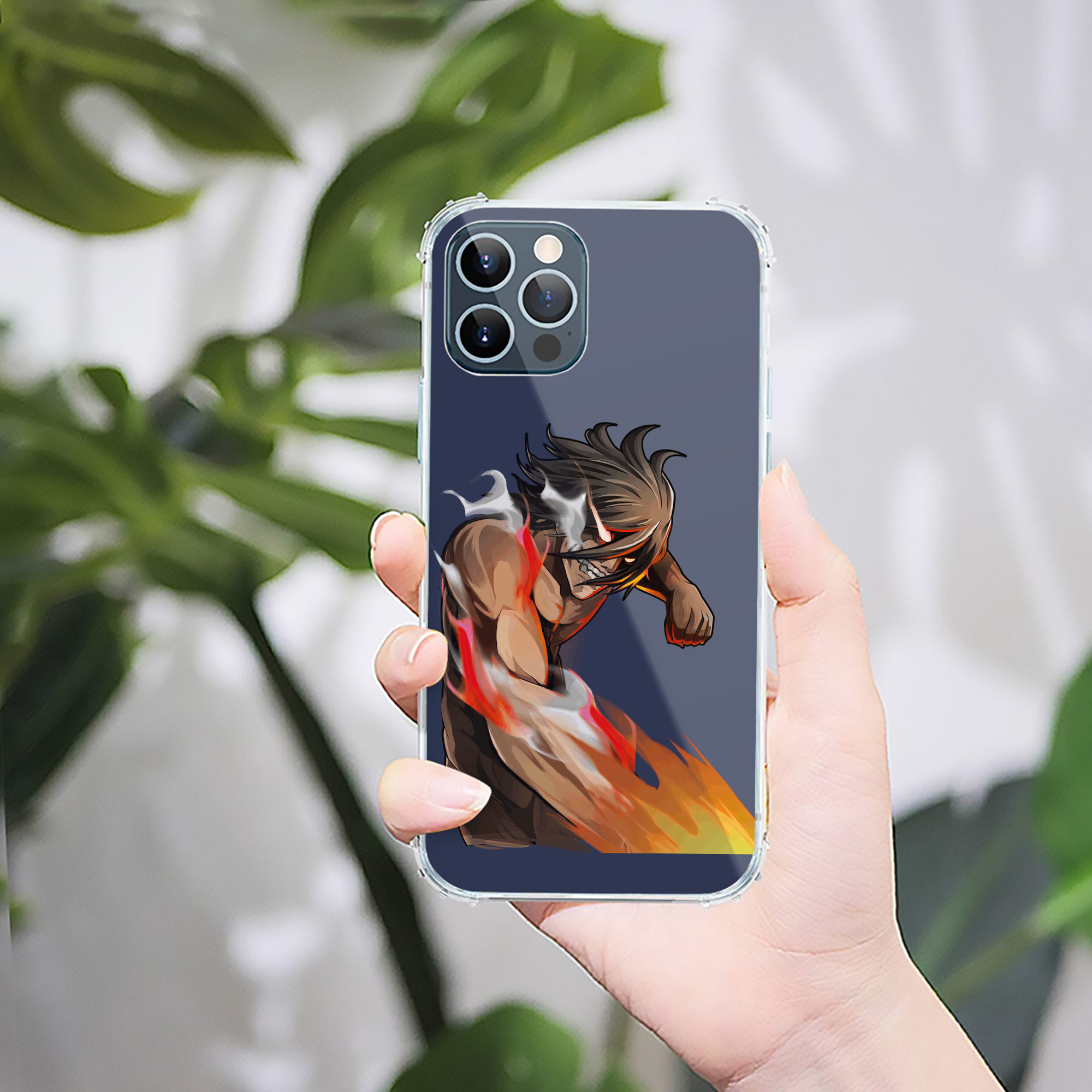 （画像用） 進撃の巨人 Attack on Titan 【iPhone 12シリーズ対応】透明スマホケース（クリアソフトケース）